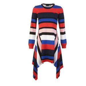 Love Moschino Knit Sweater Dress Medium 8 US 12 UK Virgin Wool Long Sleeve